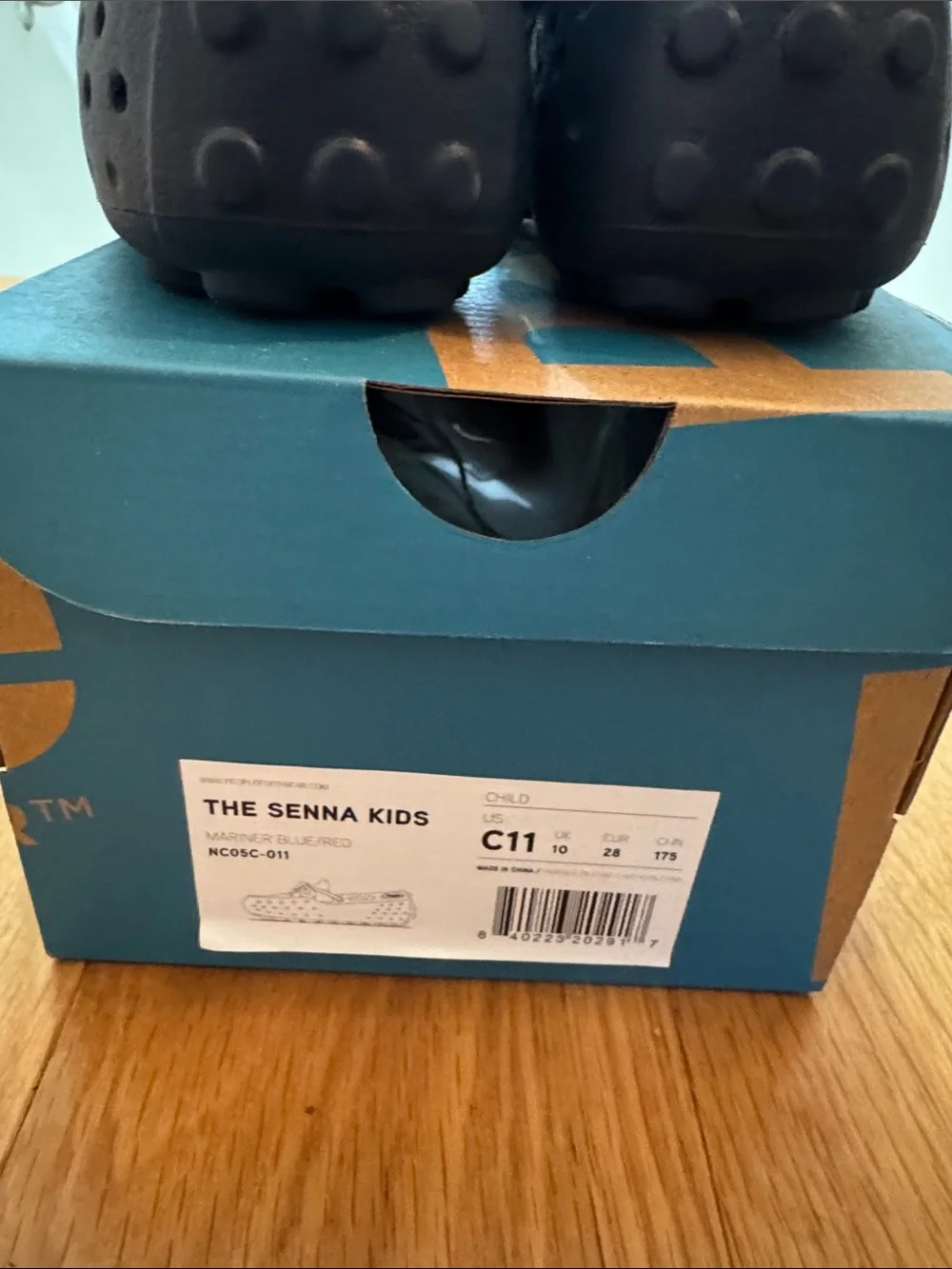 People Footwear Senna Kids Waterproof Slip-On Rubber Loafers Water Shoes SZ 11